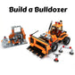 Block Builder Bulldozer Block Set (521Pcs) And Construction Forklift. Two Building Kits In One Set! Toy Blocks Suitable For Boys