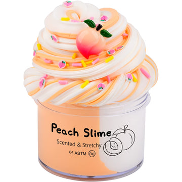 Cioaiwae Peachybbies Cake Butter Slime Kit, Party Favors Slime For Girls Boys, Soft & Non-Sticky, Slime Putty Toys For Kids(7Oz