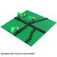 Black 1×2 Tile ×700 Parts And Pieces Flat Moc Bricks, Bulk Building Blocks For Smooth Surface Wall Floor, Toy Accessories Compatible With Major Brands