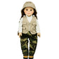 The Queen'S Treasures 18 Inch Doll Clothes & Accessories, 4 Pc Fishing Outfit With Pants, Hat, Vest & Shirt, Compatible For Use With American Girl Dolls, Doll Not Included