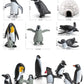 Ai-Fun 11Pcs Penguin Igloo Figurine Toys Realistic Ocean Tiny Animal Model Polar Animal Figures Set