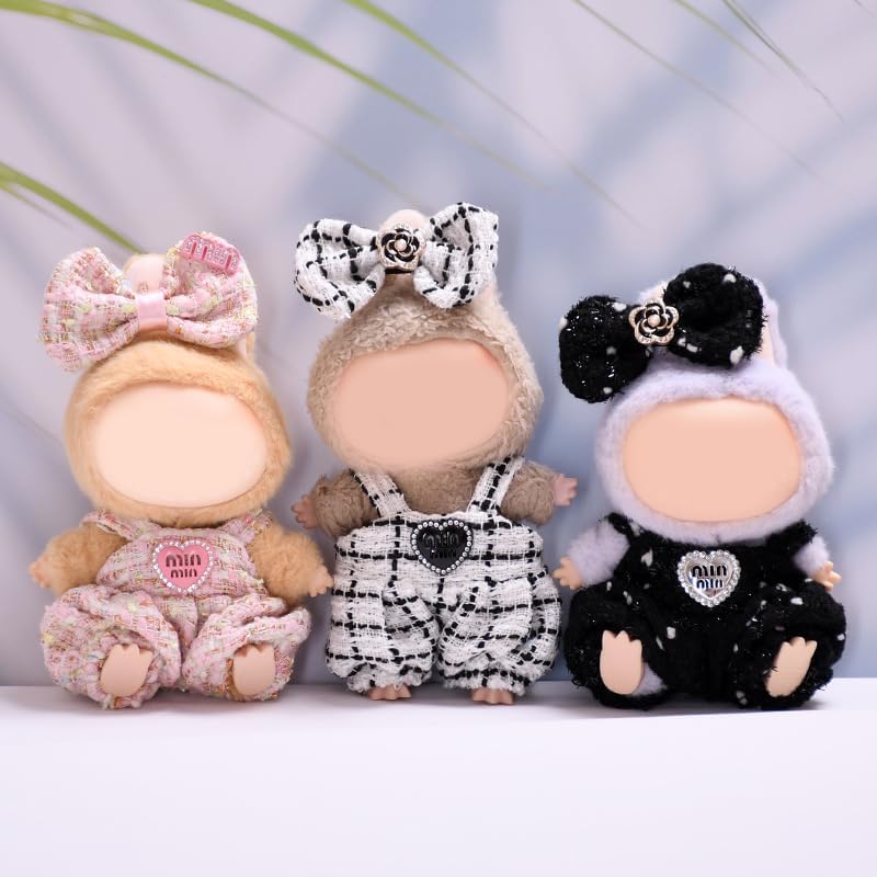 LYBHYQTII Clothes for 17cm Dolls Accessories Luxury Chic Style Set for 17cm Dolls High-End Fashion Doll Outfit with Accessories