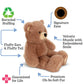 Vermont Teddy Bear Cuddly Soft Brown Bear Stuffed Animal, 18 Inch Plush, Model VTB-23846-AMZ
