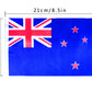 New Zealand Flag New Zealander Flag,100Feet/76Pcs National Country World Pennant Flags Banner,Party Decorations Supplies For,Bar