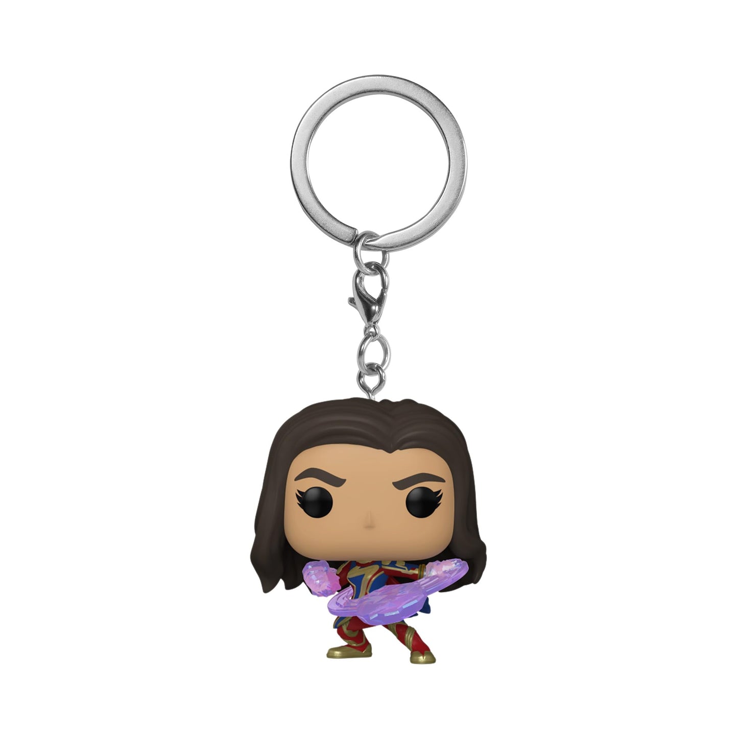 Funko Pop! Keychain: The Marvels - Ms. Marvel Novelty Keyring - Collectable Mini Figure - Stocking Filler - Gift Idea - Official Merchandise - Movies Fans - Backpack Decor