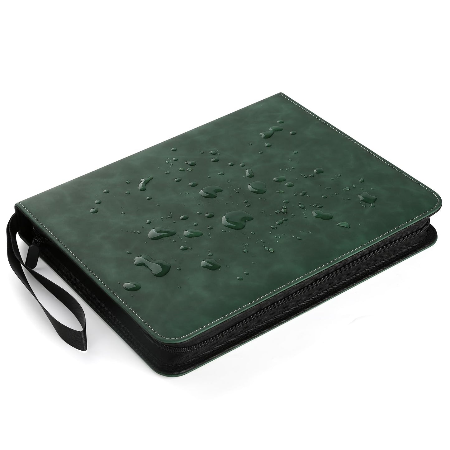 GERMUN 720 Card Binder  enhanced Trading Card Binder  9 Pocket Double Sided Pocket PU Card Collection Binder  Collector Card Album  Card Folder for MTG  TCG  Sports Cards  Game Cards (Dark Green)