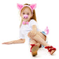 Norme Pig Costume Set - Ears  Nose  Tail  and Bow Tie Pink Fancy Dress Kit Accessories for Kids Halloween Party  Mardi Gras  Carnival Dress up Play