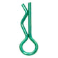 Meus Racing 100Pcs Aluminum R-Clips Body Clips Buckles For 1/18 1/16 1/24 Rc Model Car Upgrade Parts Accessories (Green)