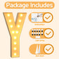 Imprsv 4Ft Marquee Light Up Letters Y, Large Light Up Letters For Baby Shower Anniversary Wedding Room Decor, Big Letters For Pa