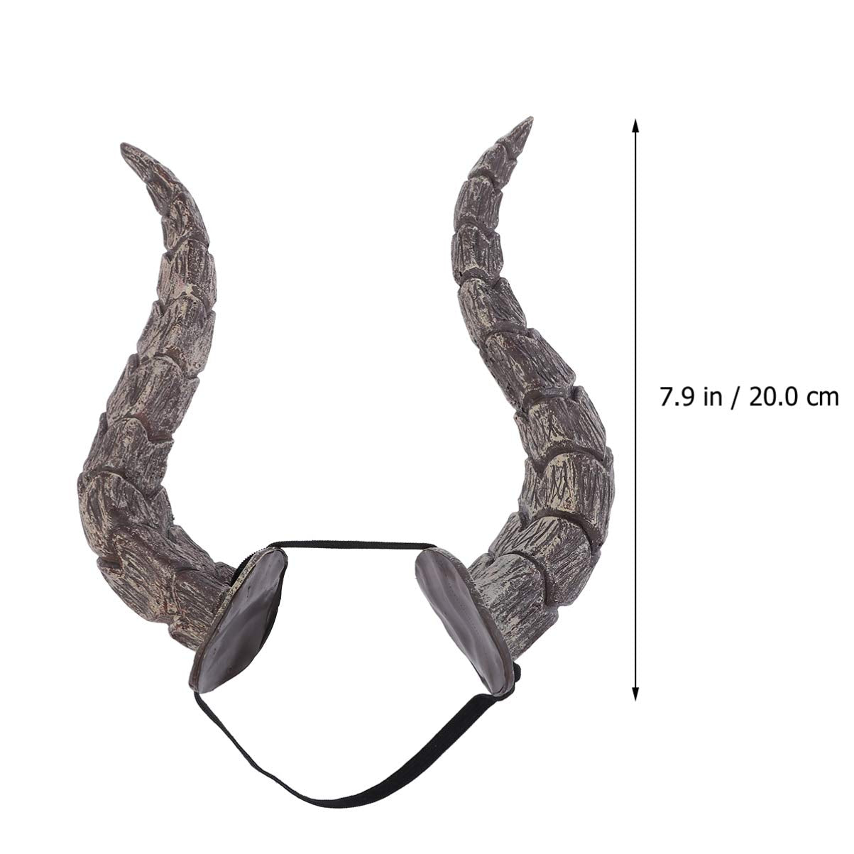 STOBOK 1 Pc Halloween Horns Headband Sheep Horn Hoop Cosplay Fancy Dress Photo Props Hair Accessory or Christmas Halloween Easte