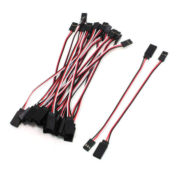 YXQ 150mm Servo Extension Cable 3 Pin Male to Female Lead Wire for RC Airplane(10Pcs)