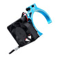 CrazyHobby RC Motor Cooling Fan with Thermal Sensor Aluminum Clamp Heatsink fit 4268 4274 Brushless Motor for 1/8 1/10 Truck Bug
