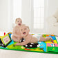 Inbeby Tummy Time Mirror & Play Mat & Pillow 3-In-1, High Contrast Black And White Baby Toys, Activity Mat For Early Education, Newborn Infant Tummy Time Toy Set For 0 3 6 12 Month Crinkle/Squeake