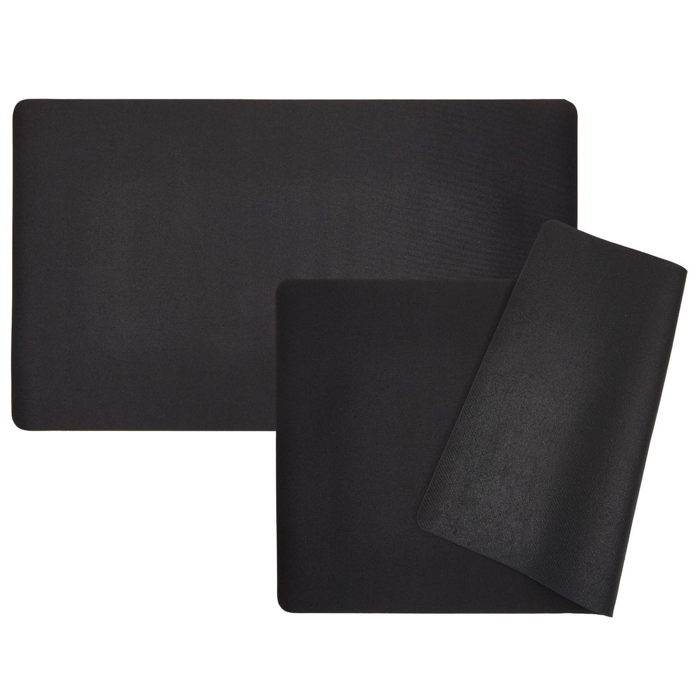 Okuna Outpost 2 Pack Card Game Mat For Mtg – Board Game, Magic, And Tcg Playmat, Color Black (24X14 In)