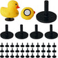 40Pcs Duck Plug - Rubber Duck Mount,Flock Locker Rubber Duck Holder For Jeep Dash And Fixed Display,Gift For Jeep Loverincludes