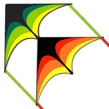 Mint'S Colorful Life 2 Pack Delta Kites For Kids & Adults, Extremely Easy To Fly Kite, Best Kite For Beginner(Green & Yellow)