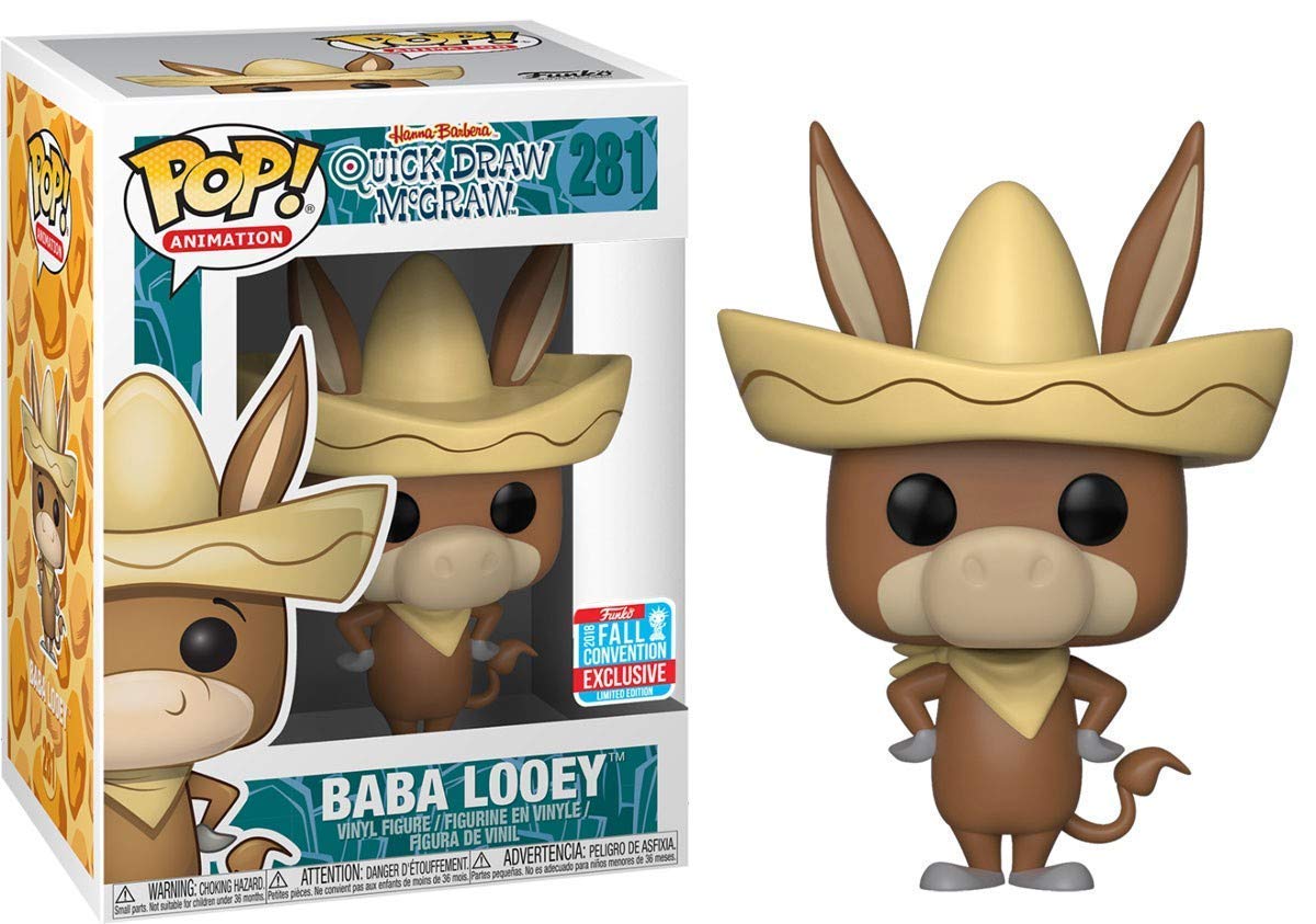Hanna-Barbera Quick Draw McGraw Funko POP! Animation Baba Looey limited availability Vinyl Figure #281