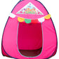Homecute Igloo Type Foldable Popup KidS Play Tent House (Medium Size Pink)