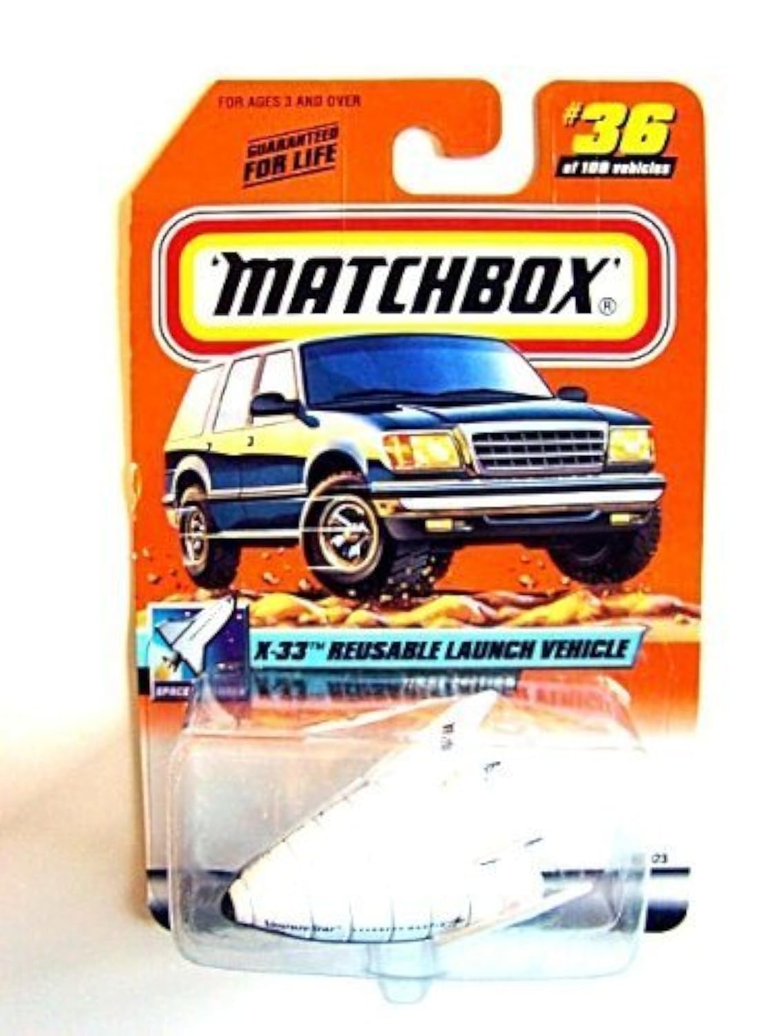 Matchbox #36 1999 X-33 Reusable Launch Vehicle (Space Shuttle)
