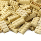 Feleph 100Pcs 2X4 Bricks Tan Parts Pieces Classic Building Kit Creative Set Basic Blocks Toy Accessories Compatible With 3001 Major Brands