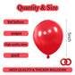 Kawkalsh 200Pcs 5 Inch Red Balloons, Small Mini Latex Balloons For Party Birthday Baby Shower Anniversary Festival Arch Garland