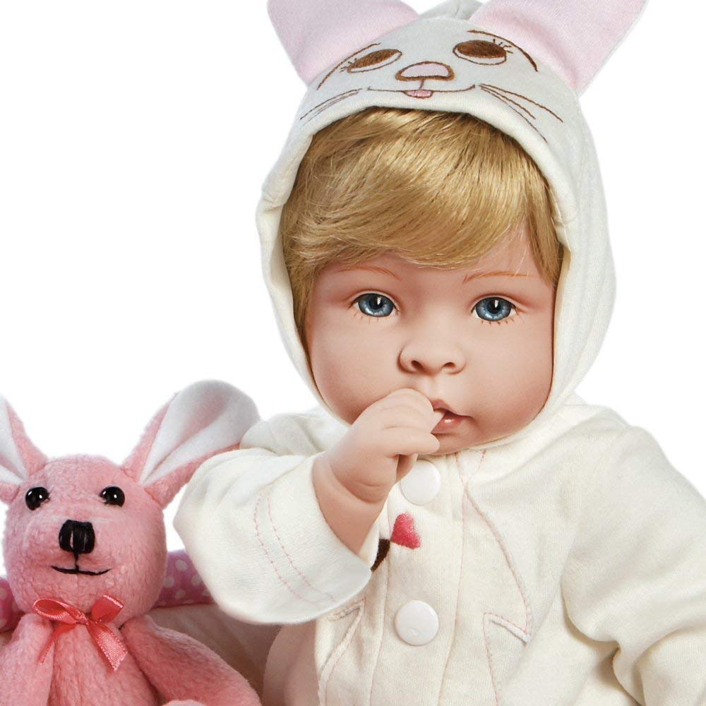 Paradise Galleries Realistic Reborn Baby Doll With Bassinet 9 Piece Gift Set, 17-Inch Birthday Gift For Kids Ages 3 And Up - Mol