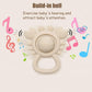 Baby Teething Toys Baby Rattle Toys Food Grade Silicone Rattles and Teethers for Newborn Soft Infants Toddlers Crab Shake Rattle
