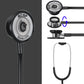 Rcsp Stethoscope For Kids Playing Toys Doctor Black Plastic Body Clear Sound