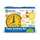 Learning Resources Time Activity Set - 41 Pieces, Montessori Clock, Teaching Time, Ages 5+, Multi Color, Model LER3220