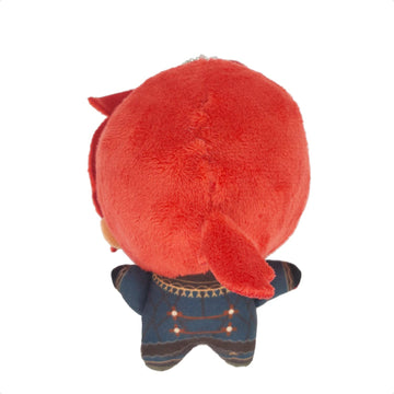 Kooliya Small Size Genshin Impact Figure Plush Doll - Diluc (4 Inch), Keychain Anime Figure Soft Stuffed Gift For Game Fans (Dil