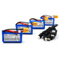 Coonyard (4-Pack) 7.4V 1500mAh Li-ion Battery with XT60 Connector Replacement for AWG Silicone Wire 2S, RC Stable Resistance RC 