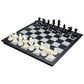 Pedolini Travel Chess Set - Magnetic Portable Folding Board, Medium 9.7 Inch, Plastic Material
