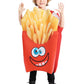 Seasons Halloween Costume Children Hamburg Costume French Fries Costume (French Fries Costume4-8T),Red,Medium
