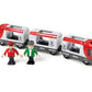 Brio World 33505 - Travel Train Set - Premium 5 Piece Wooden Toy Set For Toddlers | Ideal Birthday Compatible With All Brio Railway Toys