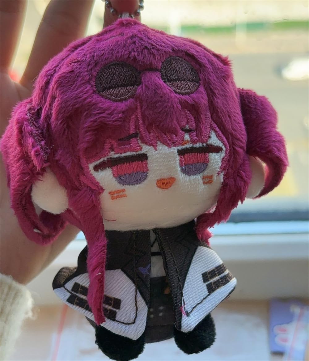 KILA MILA Anime Kafka Bailu cutting edge Dan Heng Jing Yuan Plush Doll Kawaii Merch Soft Adorable Plush Doll Pendant Gifts(Kafka)