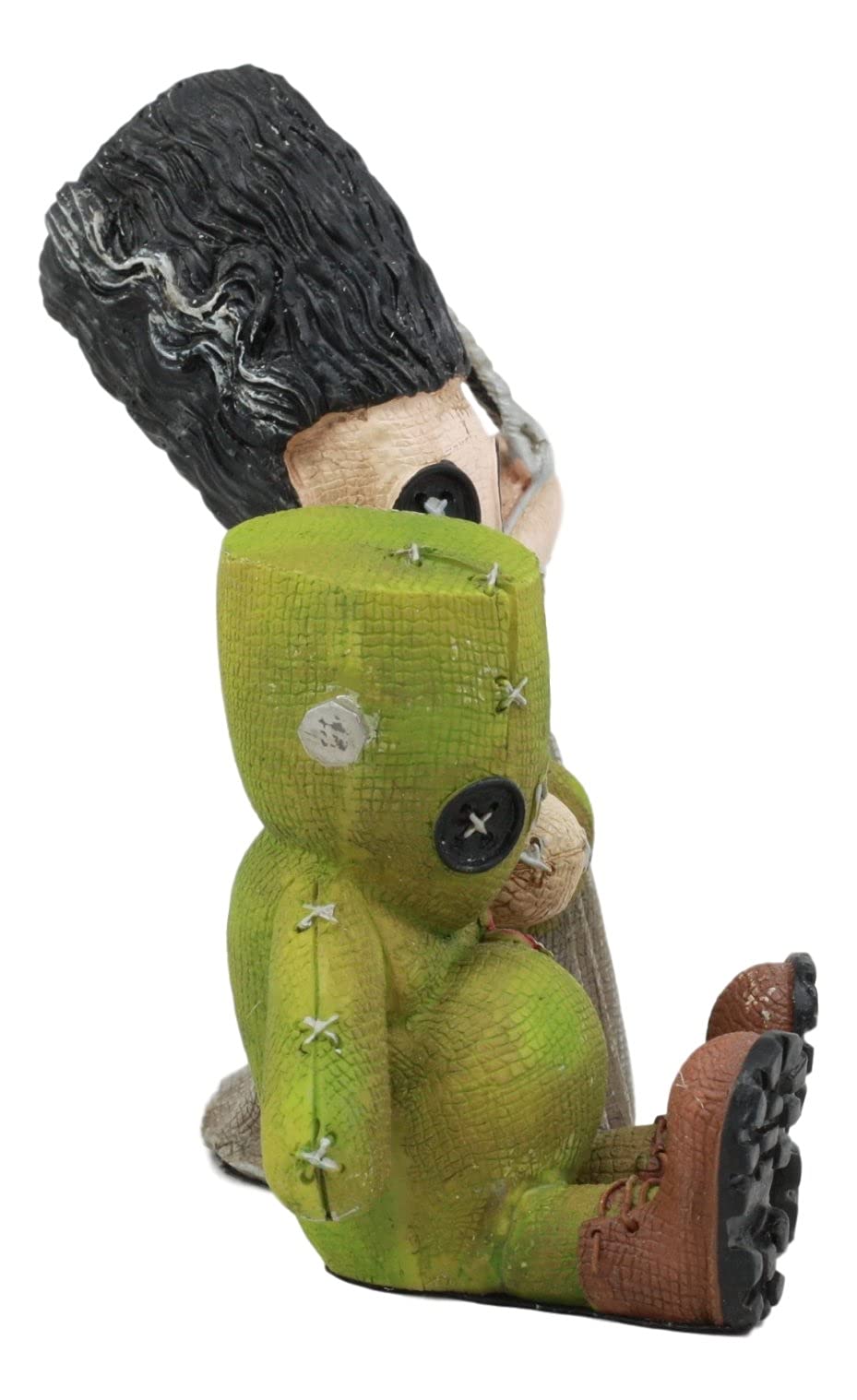 Ebros Day Of The Dead Pinheadz Monster With Voodoo Stitches Figurine Halloween Collectible Statue Fantasy Mythical Beings Undead Apocalypse Horror Icon (Mad Stitch Love Frankenstein And Bride)