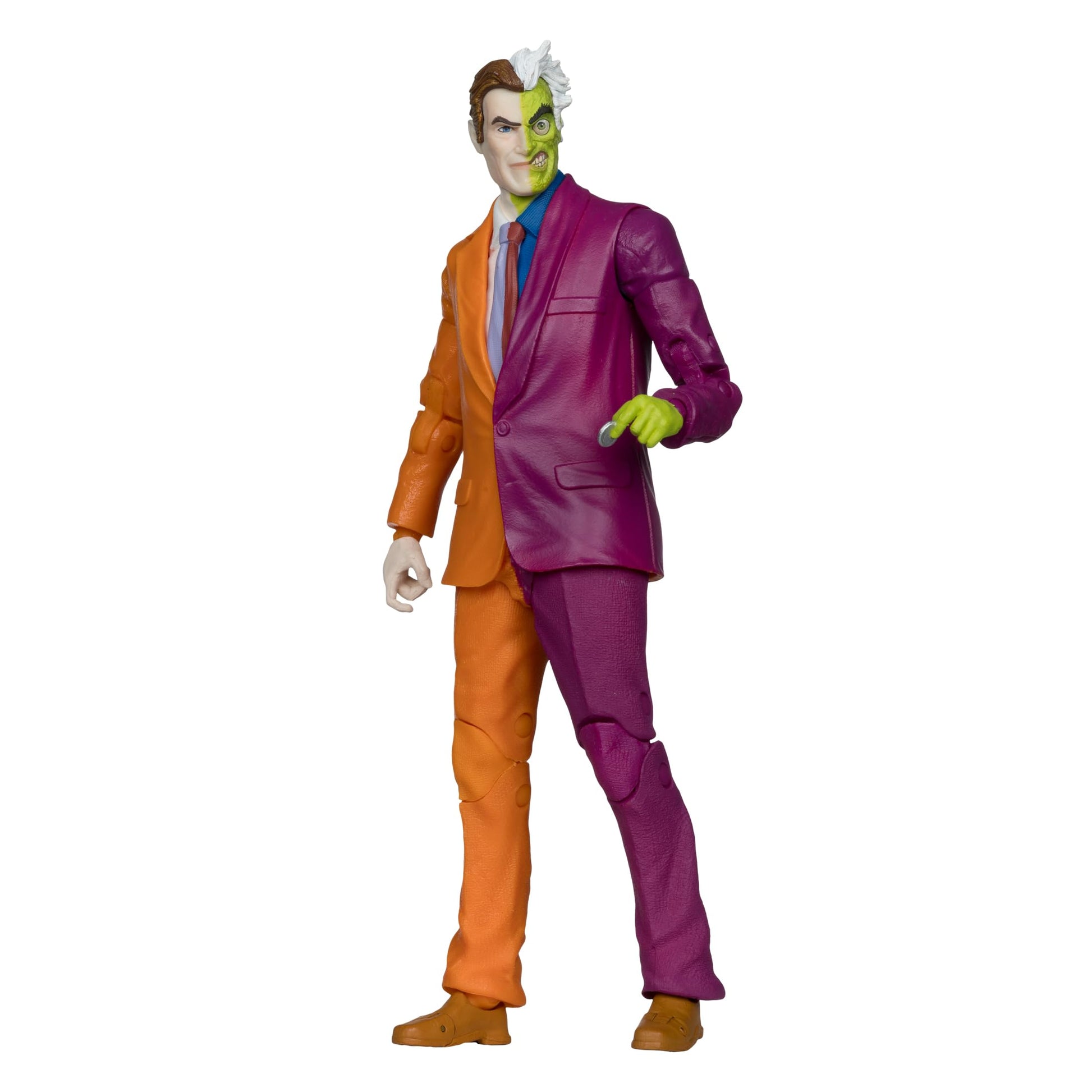 Two-Face (DC: The Silver Age) 7 Figure w/McFarlane Toys Digital Collectible