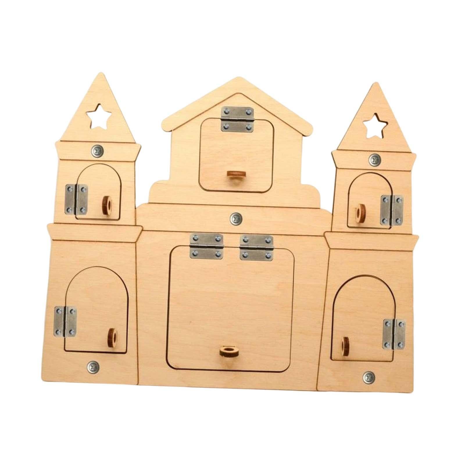 Bnf Diy Wooden Toy Sensory Board Parts Birthday Gift Development Toy Durable Castlebaby | Toys For Baby | Developmental Baby Toy
