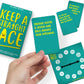 Gift Republic GR670009 Keep A Straight Face  Multicolor  12.2 x 6.6 x 17.3 cm