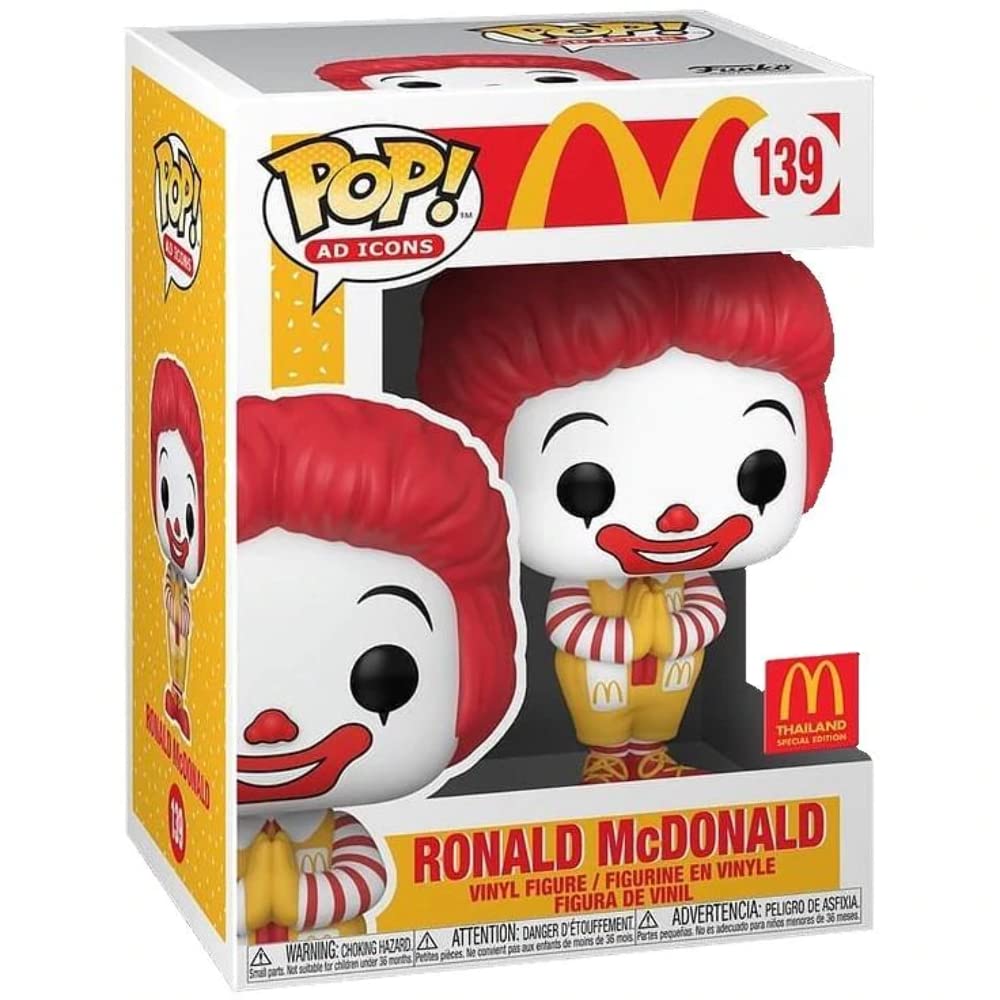 Funko POP Bobblehead Ronald McDonald (Thailand Exclusive) - Vinyl, Red & Yellow