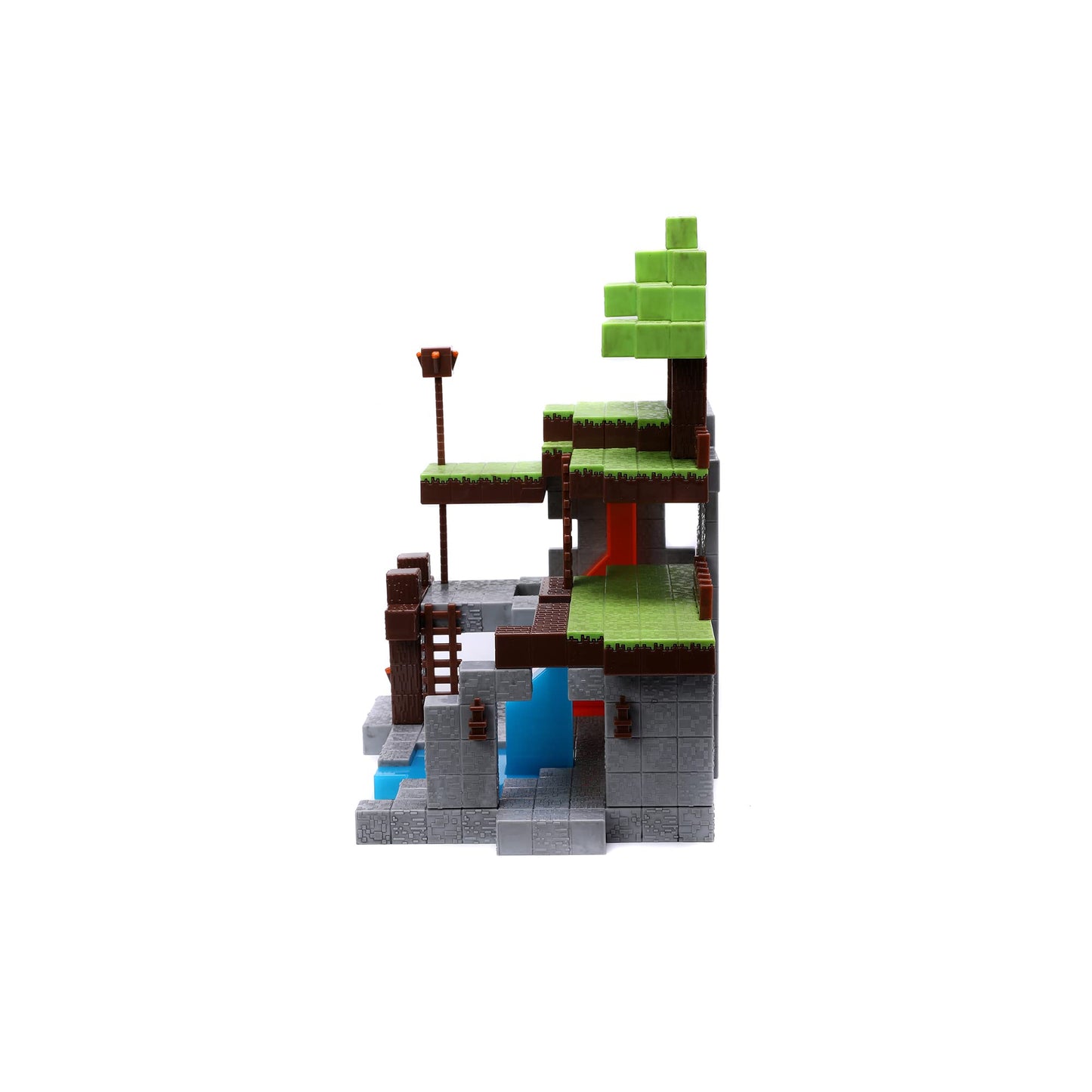 Jada Toys Minecraft Mundo Set with 10 Nanofigures, Multicolor, Small, Model 253265006, Plastic