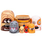 Moonmo 6Pcs Handmade Wooden Russian Nesting Dolls Russian Nesting Dolls Cute Dogs Matryoshka Dolls.