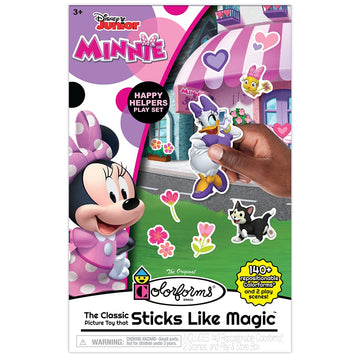 Colorforms - Disney Minnie Mouse Box Set - Pieces Stick Like Magic! - Fun Storytelling Play - Ages 3+