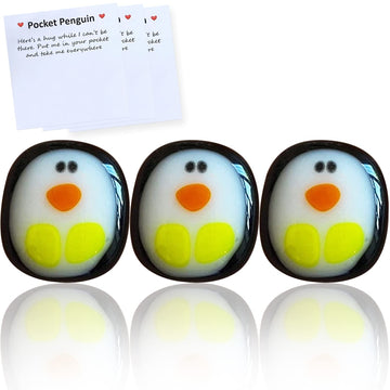 Fchmy A Little Pocket Penguin Hug, Mini Cute Animal Decoration Pocket Hug Penguin Stress Relief Toy, Special Encourage Birthday 