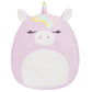 Squishmallows Original 16-Inch Sylvia Purple Unicorn Plush - Soft Collectible Stuffed Toy for Kids, Girls & Boys