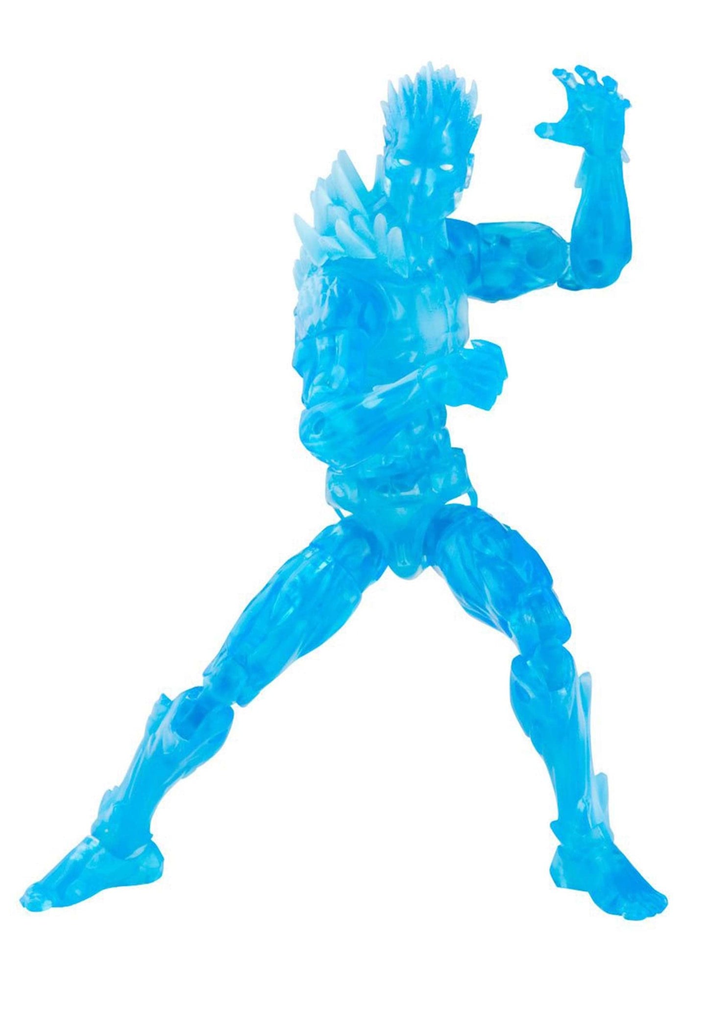 Hasbro Marvel Legends Series 6-Inch Scale Action Figure Toy Iceman, Premium Design, 1 Figure, 2 Accessories, And 2 Build-A-Figure Parts , Blue