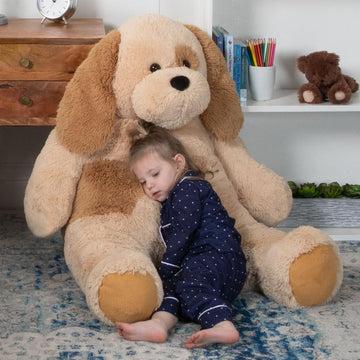 Vermont Teddy Bear Stuffed Dog - Large Stuffed Animals, 4 Foot, Cuddle, 48'', 4 Ft
