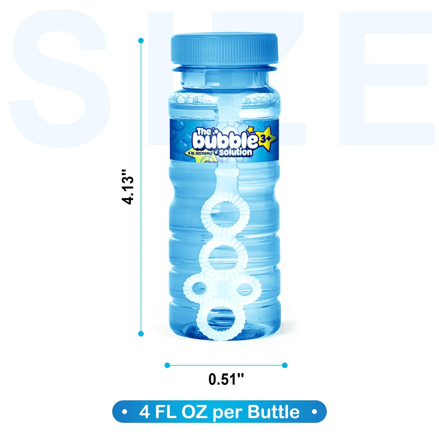 Springflower 6 Pcs Bubble Bottles With Wand,Bubbles Party Favors For Kids,Summer Toys, Blow Bubbles Solution Novelty Toy, Party