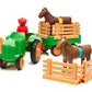 Smartmax My First Farm Tractor Stem Magnetic Discovery Play Set With Moving Tractor For Ages 1-5