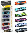 Galaxy Hi-Tech Model Alloy Vehicle Model Metal Cars 6 Pcs Vehicles, Car Play Set For Toddlers,Boys Die-Cast Car Set, Birthday De